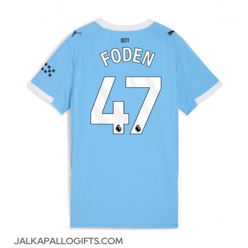 Manchester City Phil Foden #47 Kotipaita Naiset 2025-26 Lyhythihainen